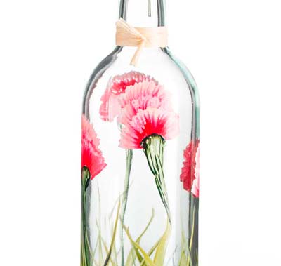 Carnations Bottle