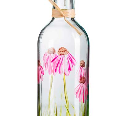 Cone Flowers Bottle