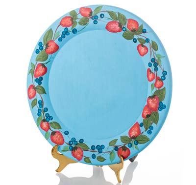 Decorative Berry Plate