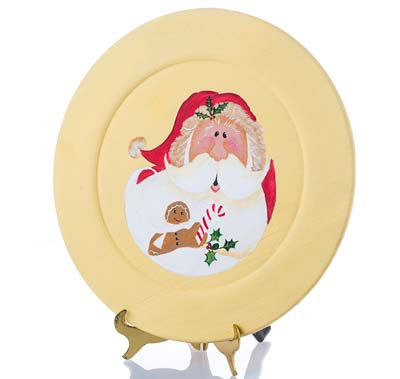 Decorative Santa Plate